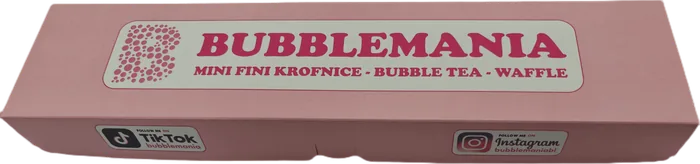 Duga roza kutija za krofnice, Bubblemania