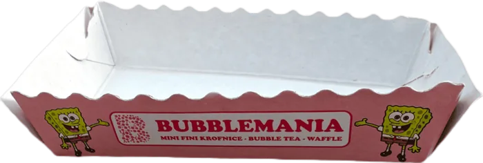 Posudica za fritule sa štampom za Bubblemania