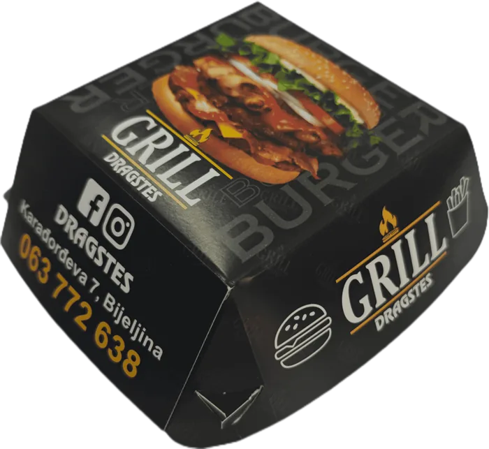 Burger kutija Grill Dragstes sa strane